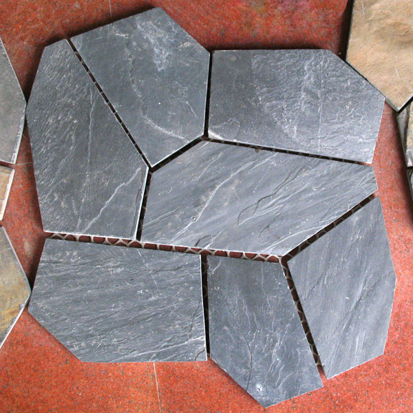 Black Slate Irregular Tiles