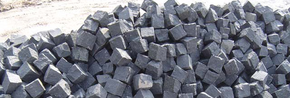 Mongolia Black Cube Stone