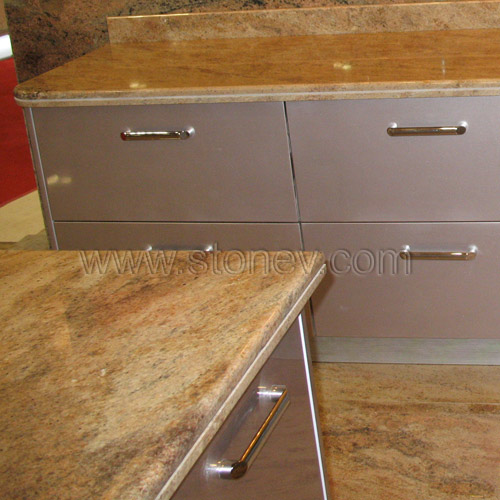 Vyara Gold Kitchen Top Ct221 Countertop And Vanity Tops Granite