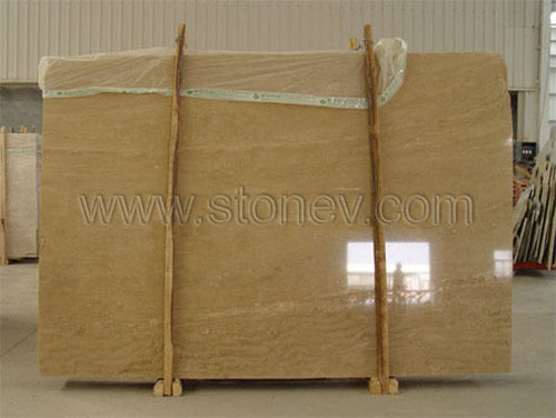 Cream Travertine Slab