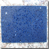 Blue Man-Made Stone