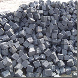 Mongolia Black Cube Stone