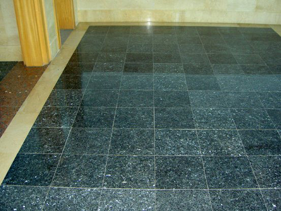 Blue Pearl Granite Tile Floor