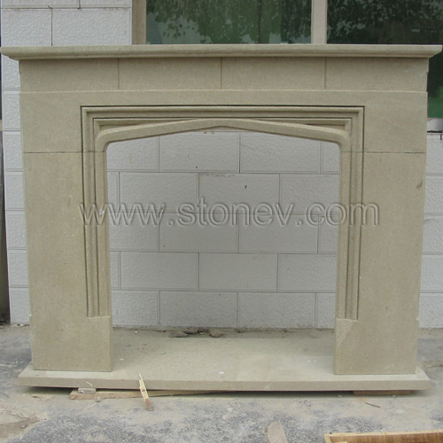 Sandstone Fireplace