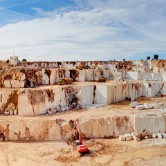 Beige Marble Quarry