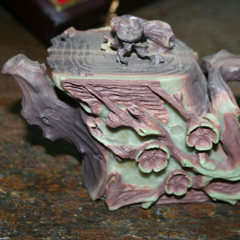 Stone Carved Teapot