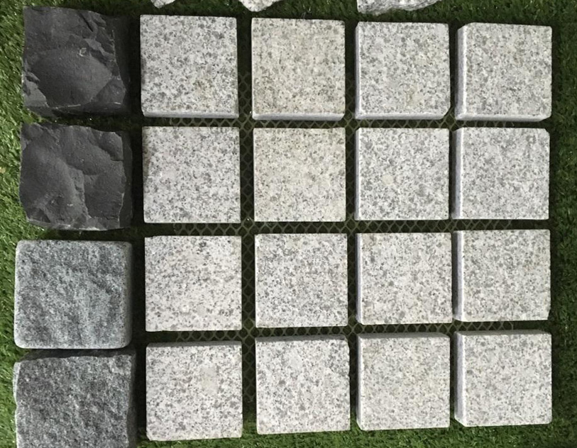 Grey Granite Cobble Stones