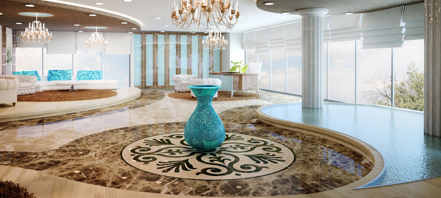 Marble Flooring and Pattern