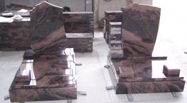 European Tombstone - Granite Tombstone Aurora