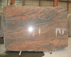 Granite Slab - Multicolor Red Slab