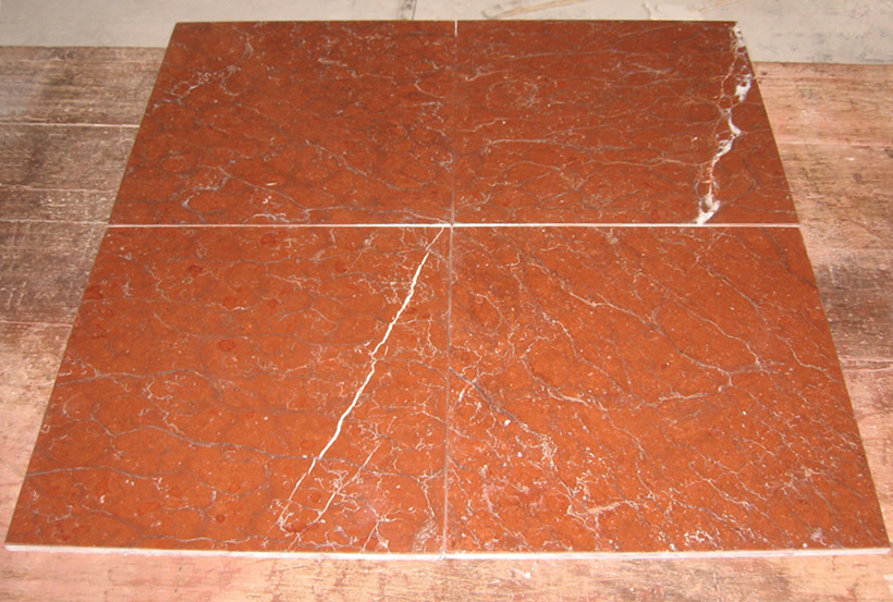 Coral Red Marble Tiles