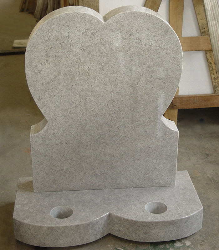 White Granite Headstone