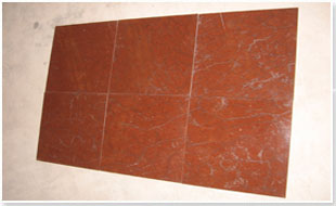 Coral Red Marble Tile