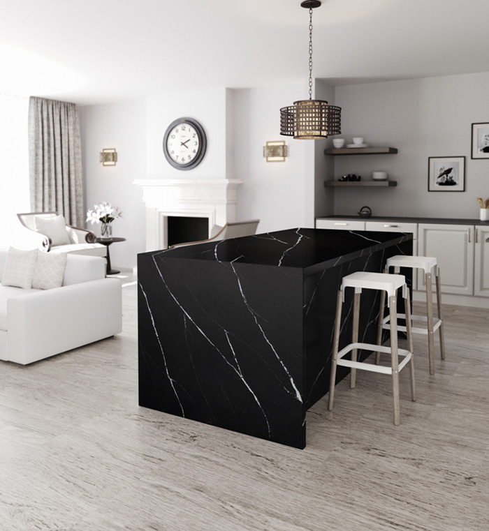 Marquina Quartz Countertops