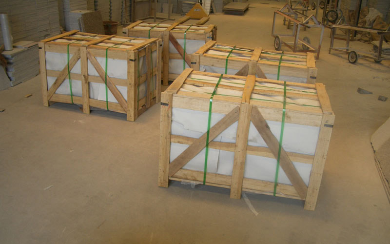 Granite Tile Wooden Crates