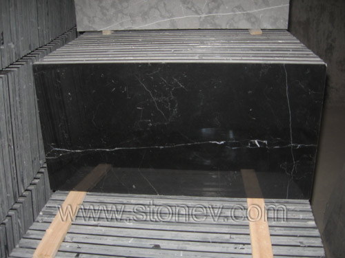 Marble M080 Black & White Tiles