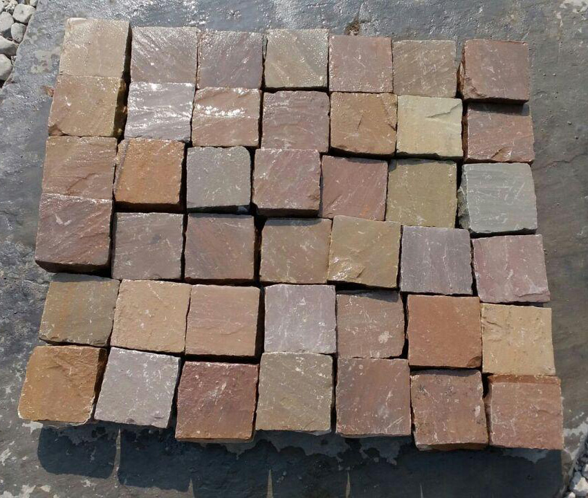 Multicolor Sandstone Cobble Stones