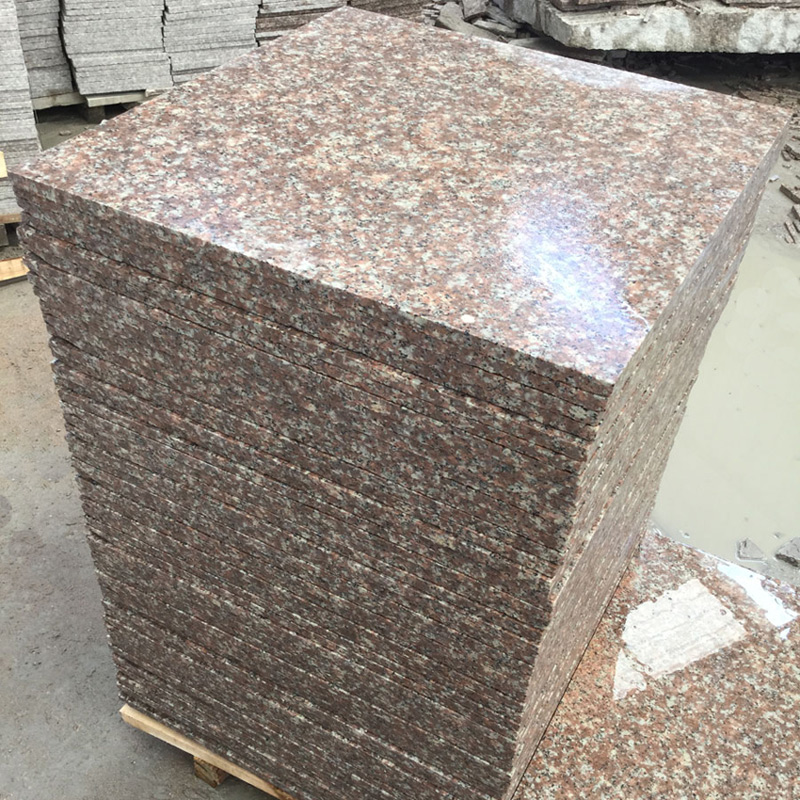 G687 Peach Flower Granite Tiles