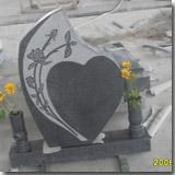 Granite G654 Headstone