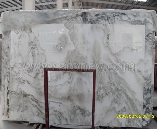 Marble Landscape White Slab