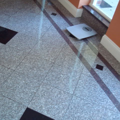 Grey Granite Tile Floor