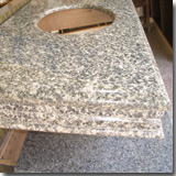 Granite Leopard Flower Vanity