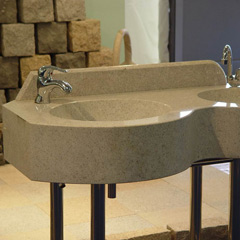 Yellow Granite Vanity Top