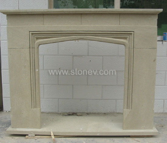 Sandstone Fireplace