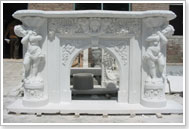 Stone Fireplace
